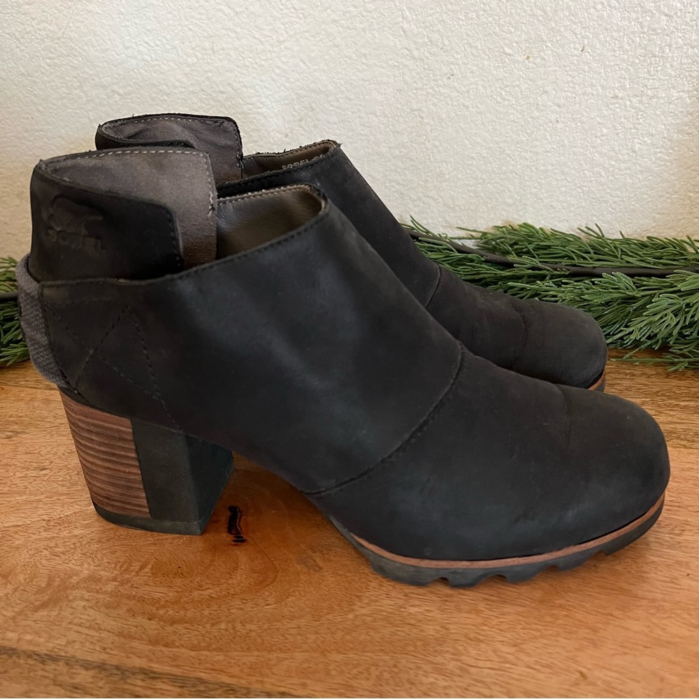 Sorel Black Ankle Boots